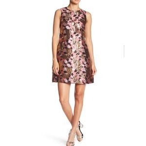 New Rachel Roy Sleeveless Floral Jacquard Dress